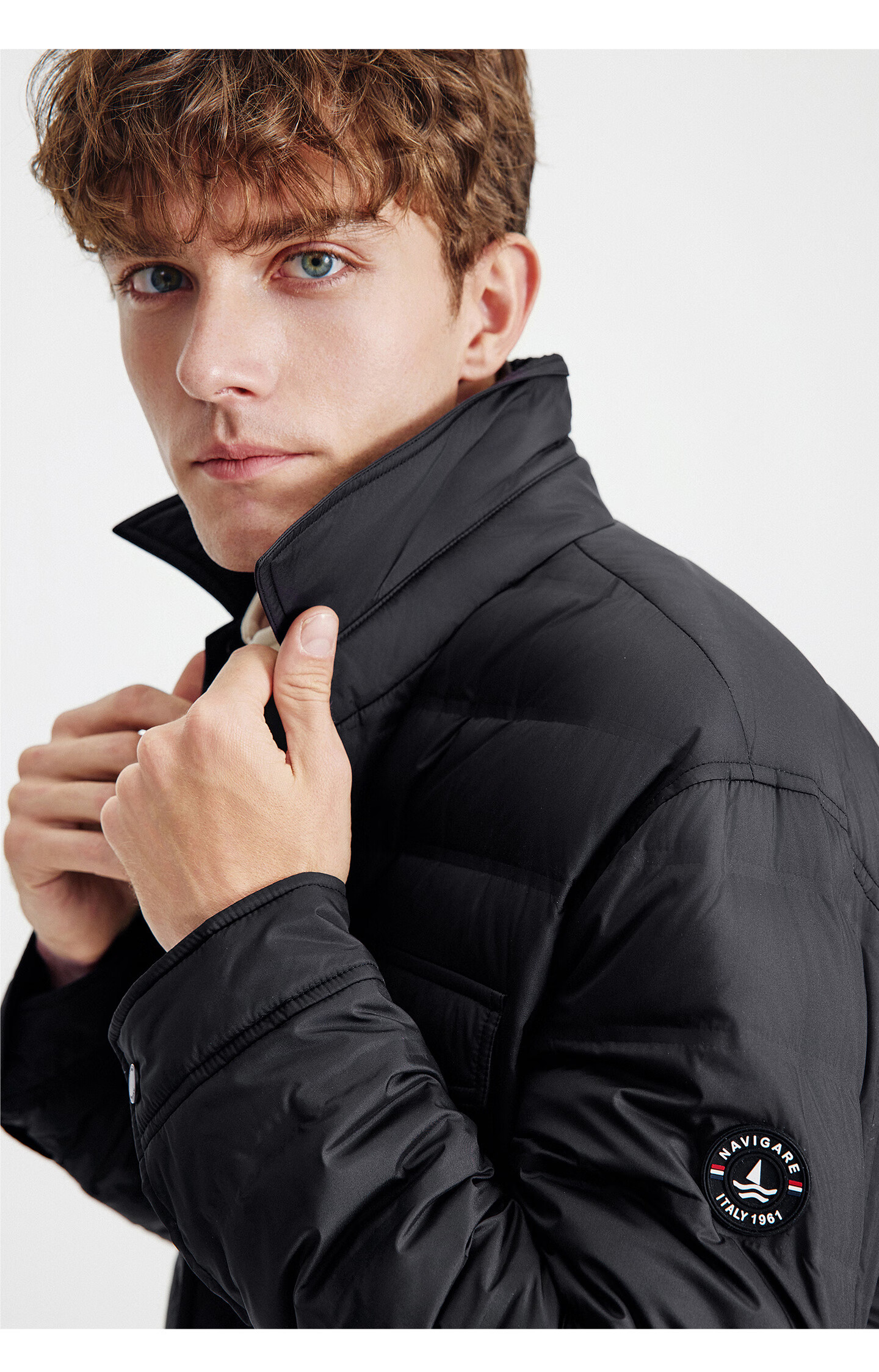 Navigare Italian Small Sailboat 25 New Classic Men's Down Jacket Lightweight Warm Goose Down Coat 1331605501 17