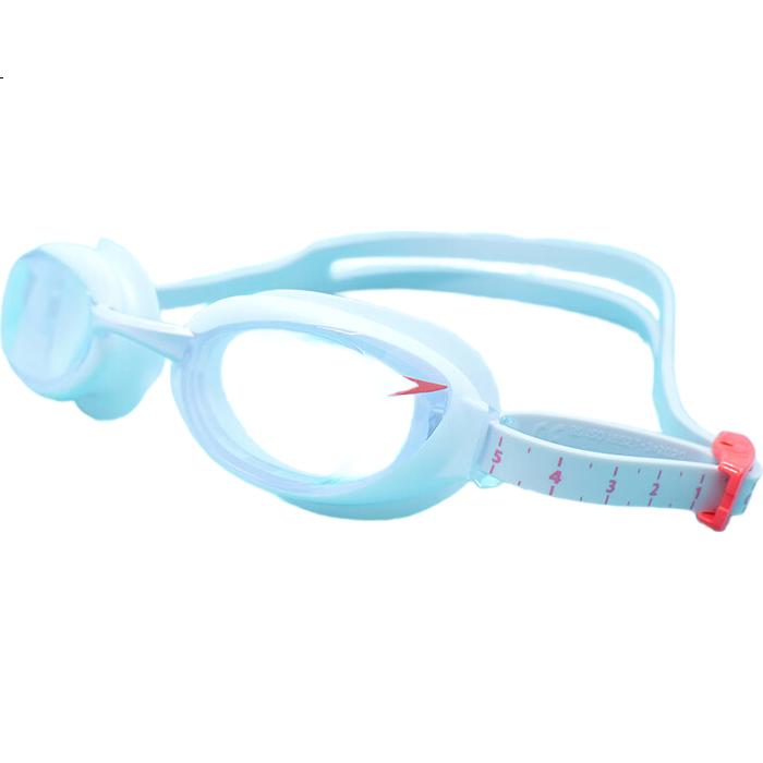 Очки для плавания Speedo с диоптриями, противотуманные, УФ-защита, унисекс, белые, -2.5