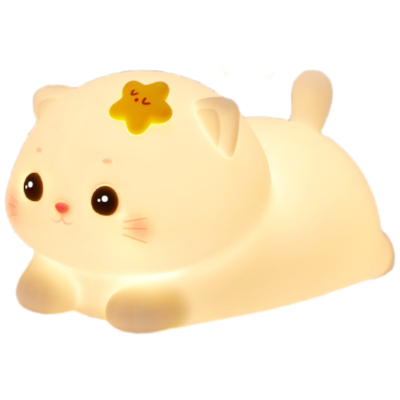 Duofan Cat Night Light Girls Birthday Gift Children 7-14 Years Old Girls Junior High and Elementary School Girls Toy 8-12 Years Old