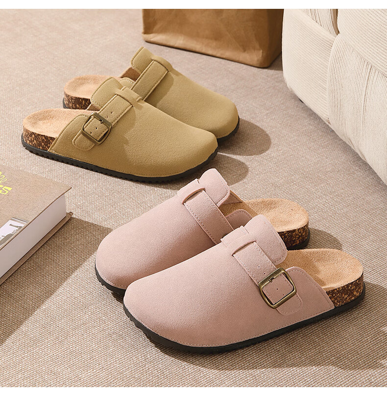 YUZHAOLIN Spring Summer Autumn Women's Birkenstock Style Faux Leather Slip-On Mules YF002 11