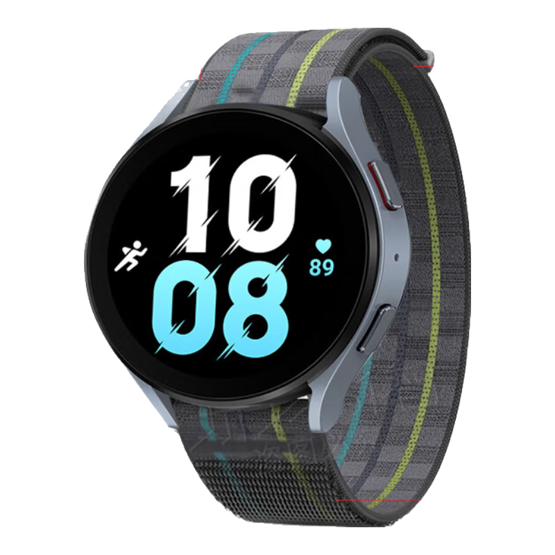 Watchbond Compatible Samsung Galaxy Watch Band for Watch7/6/FE/5Pro, Custom-Fit Nylon Strap, Smart Sports 4/Classic Wristband