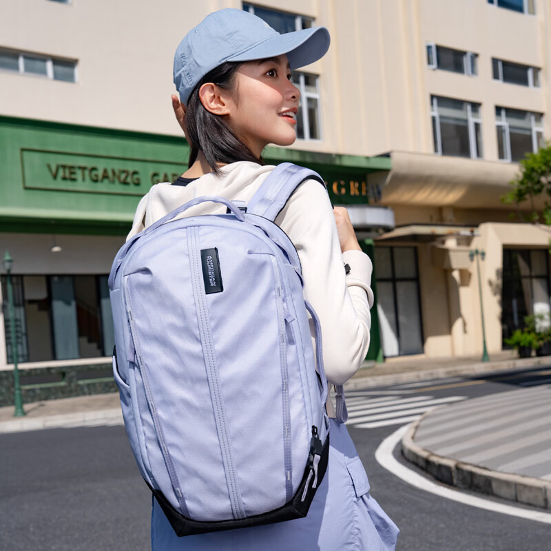 American Tourister Functional Backpack 26th Anniversary New Large Capacity Travel Casual School Bag NB3 Purple Celebrity Edition