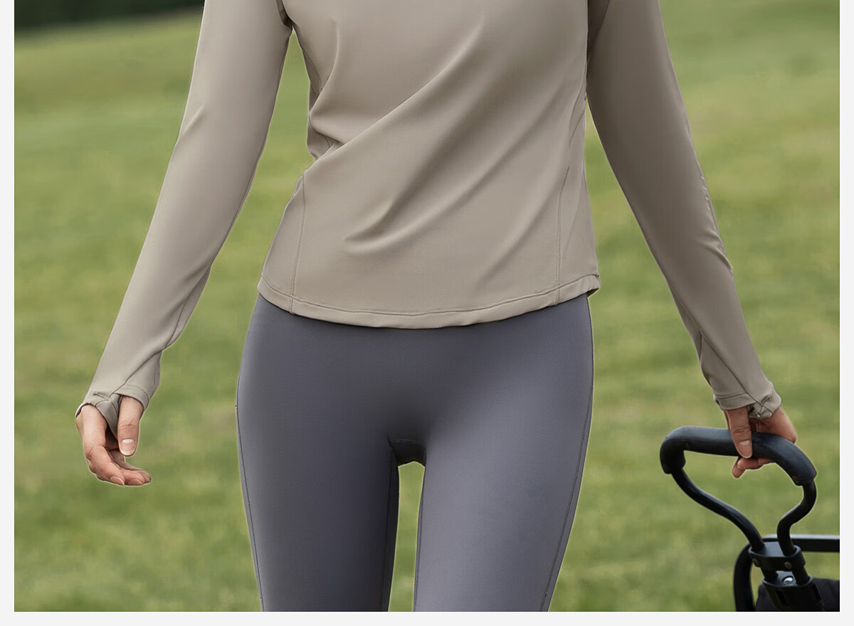 361° Women's Sports Long Sleeve Yoga T-Shirt Autumn Quick-Dry Loose Running Fitness Top 11