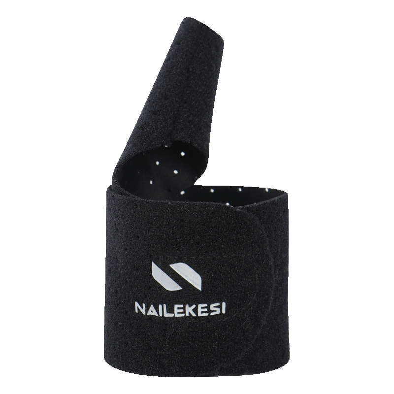 NAILEKESI N Tendon Sheath Wrist Support Men's Fitness Thumb Finger Sleeve Sports Sprain Badminton Tennis Basketball Stabilizing Protective Left M Size