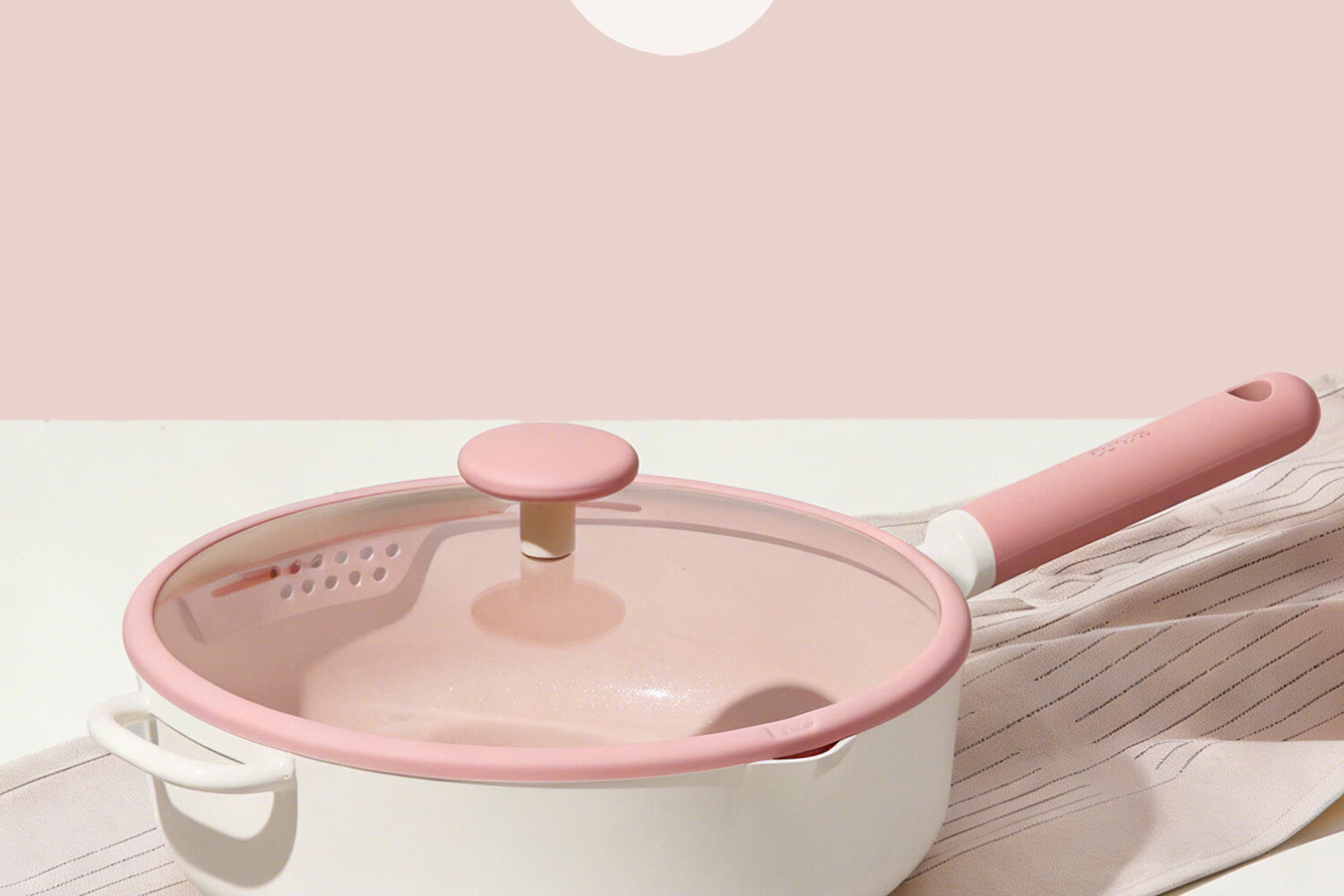 Carote Ceramic Non-Stick Frying Pan Wok 32cm, Household Induction Gas Stove Compatible, Fluorine-Free Coating 12