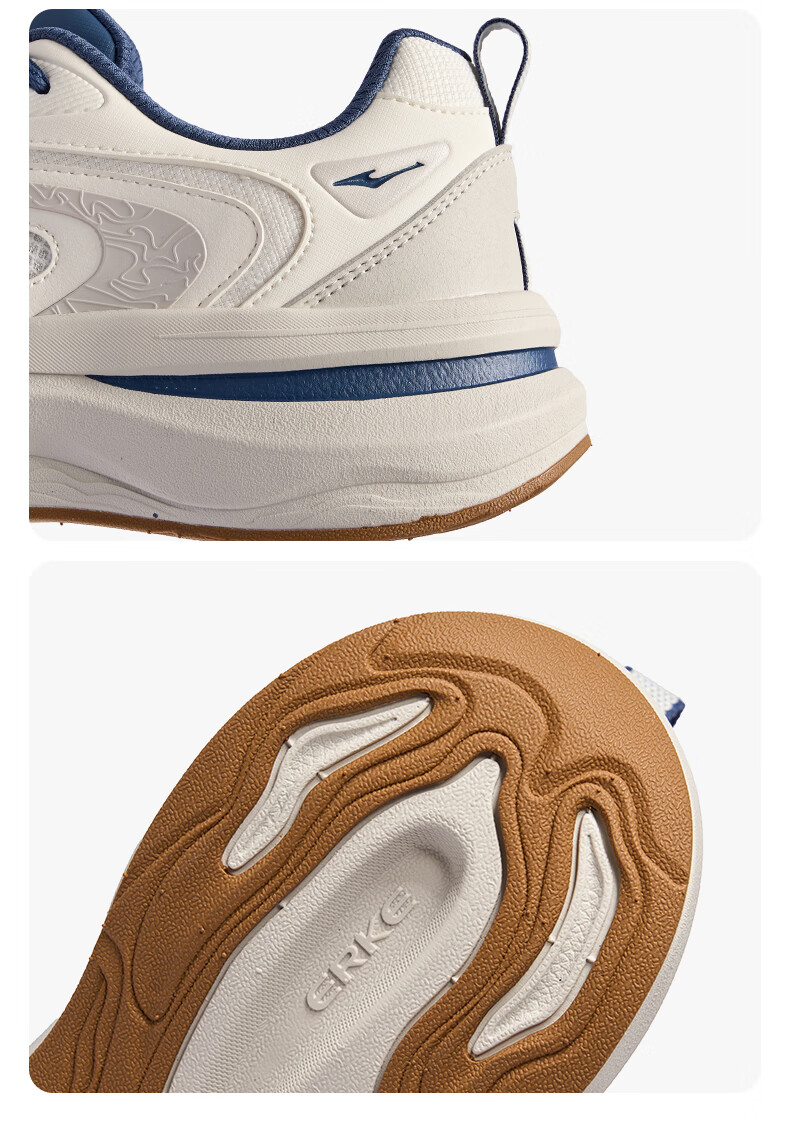 ERKE 2026 New Comfortable Thick-Soled Dad Sneakers Soft Elastic Versatile Casual Shoes Wei Yang 3 32