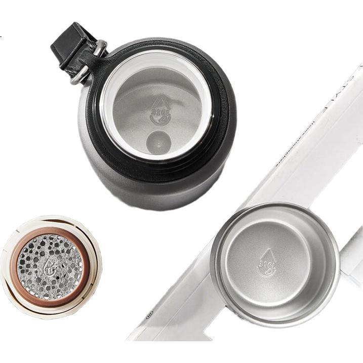 Термокружка Joyoung Insulated Mug, 550 мл, нержавеющая сталь 316L с керамической внутренней подкладкой, титановый фильтр, портативная