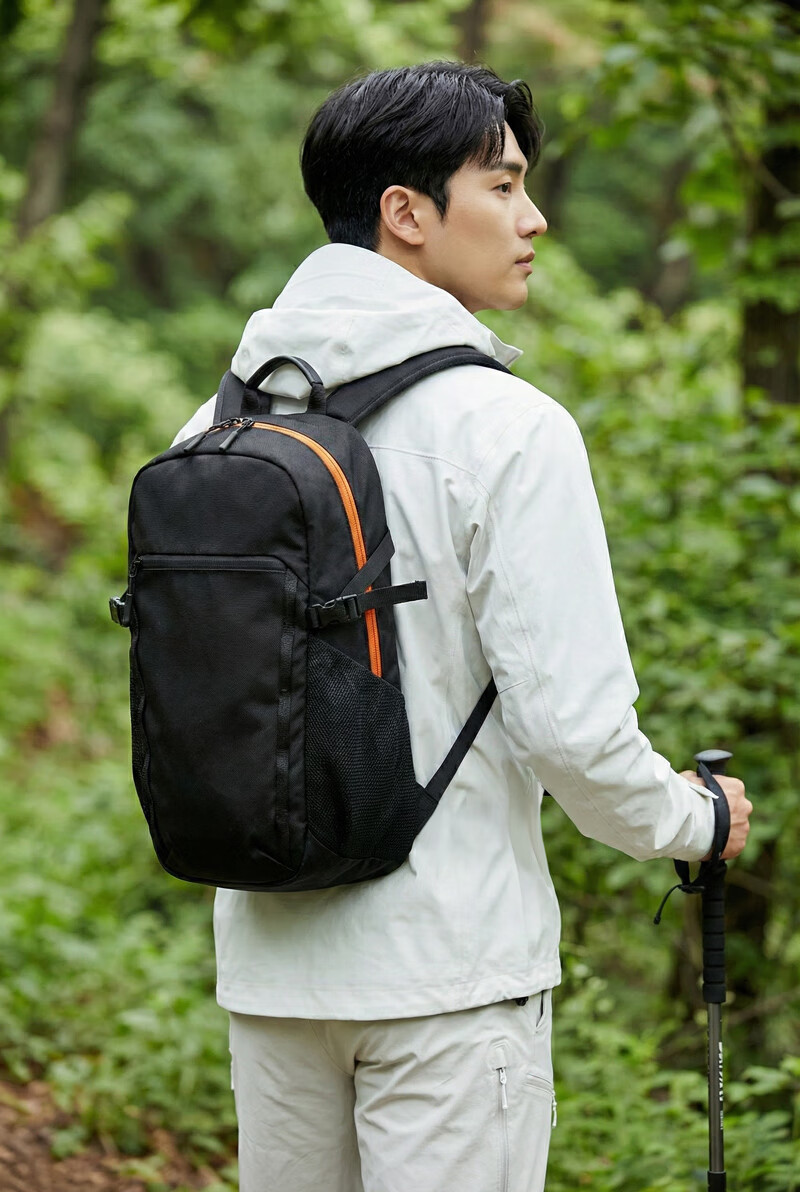 JD Jingzao 21L Black Backpack Hiking Outdoor Sports Travel Casual Lightweight Cycling School Bag 12
