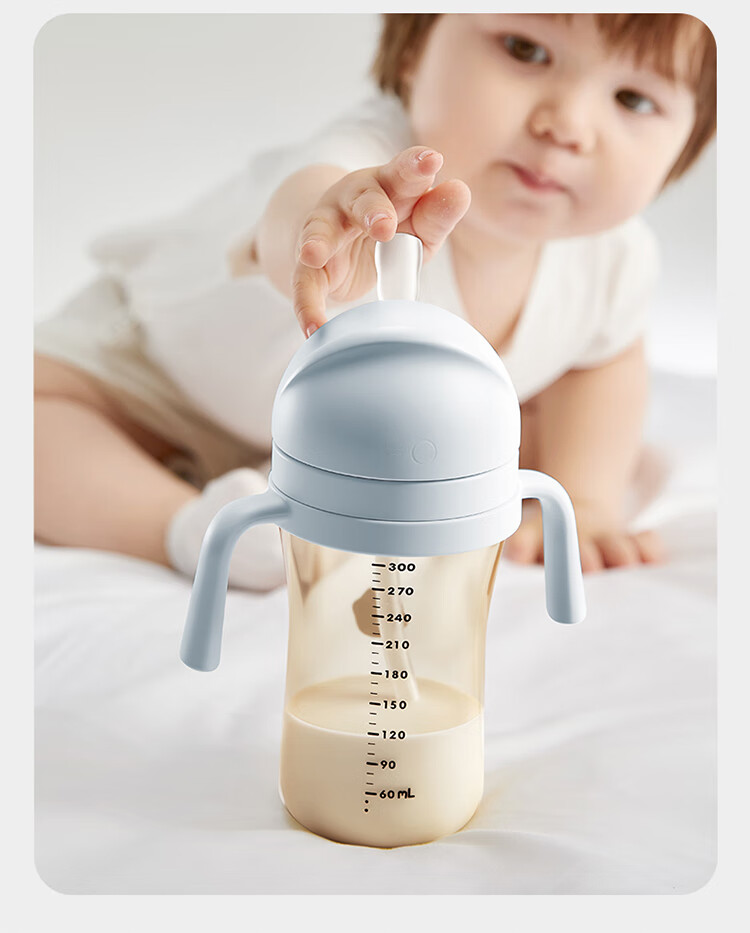 Babycare Flower Bud Cup, Breast-Like Drinking Cup for Babies And Children, with Straw, Anti-Choking Design, Suitable for 6 Months And Older 25