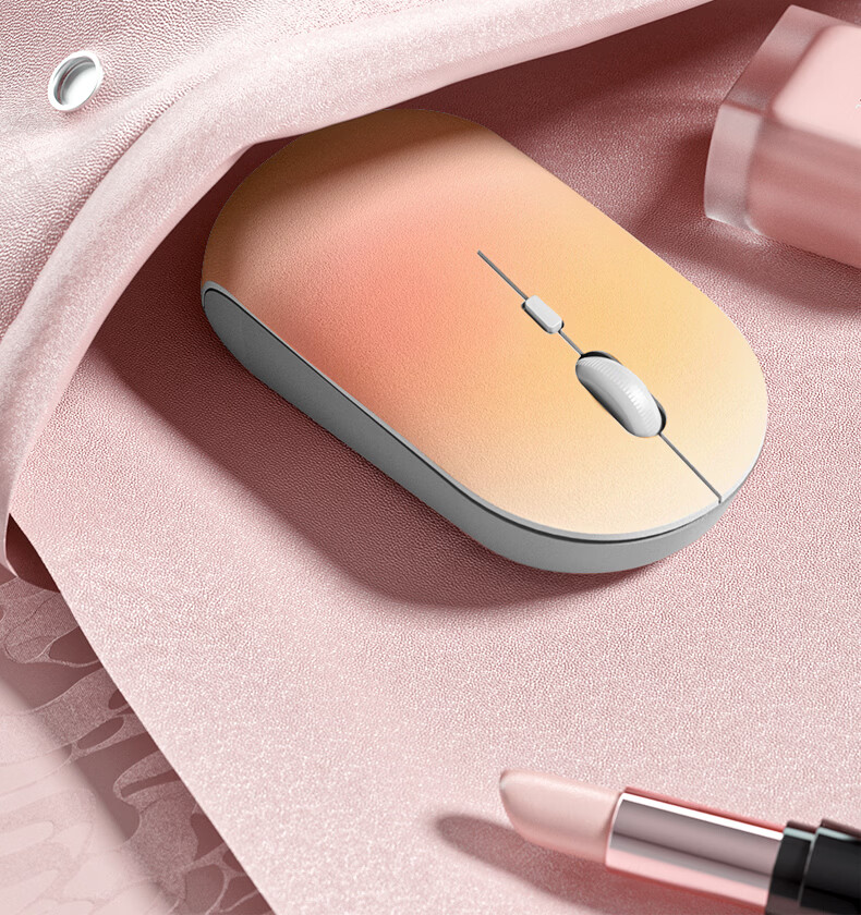 HP Wireless Bluetooth Mouse Starbook Gradient Star Design Silent Office Mouse Female Office Dedicated Wireless Dual-Mode Rechargeable USB Laptop Tablet Universal 10