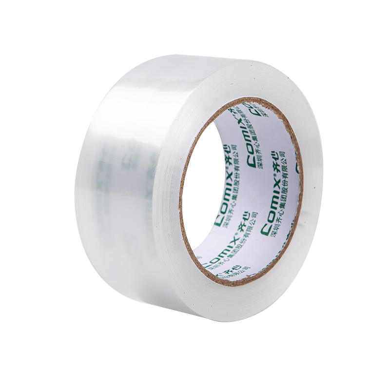 COMIX Transparent Tape/wide Tape/packaging Tape, Express Delivery Packaging Tape, 6 Rolls, Width 55mm*100y*45um Length 91.4 Meters/roll JP5510-6