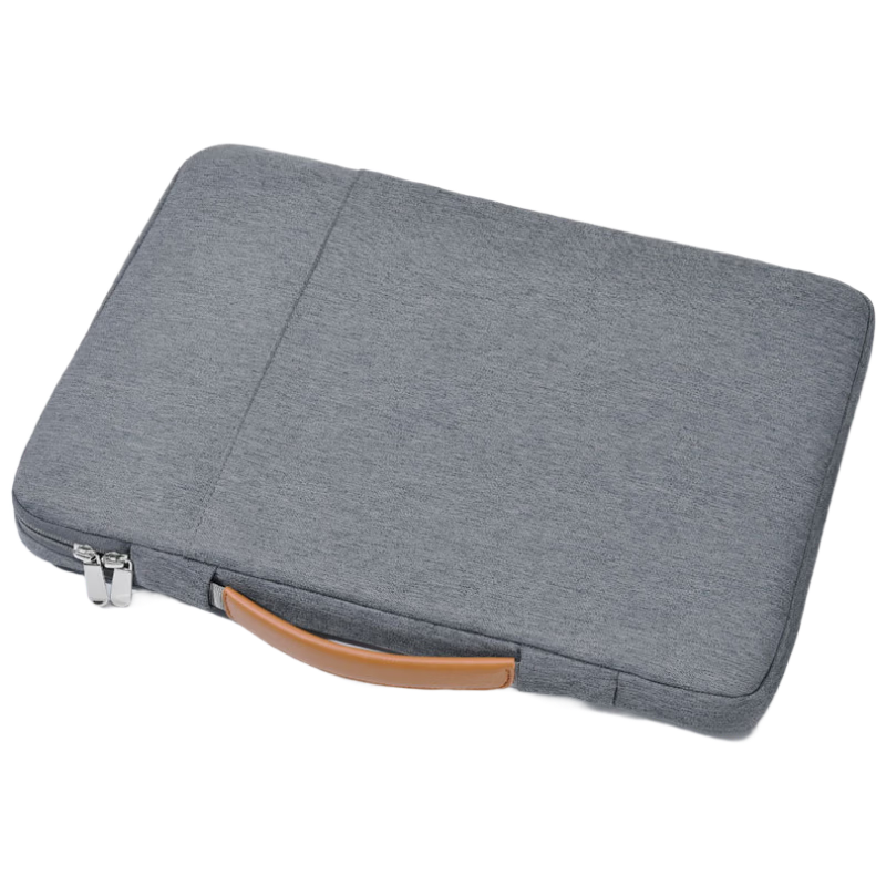 Cat Box Laptop Bag Handheld Compatible with Huawei Apple MacBook Lenovo Notebook Protective Sleeve for Men and Women Shockproof Airbag 15.6 Inch Gray