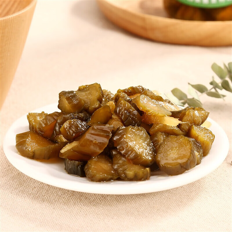 三和四美酱菜 喝粥下饭咸菜 姜丝乳瓜 375g 扬州特产 中华老字号