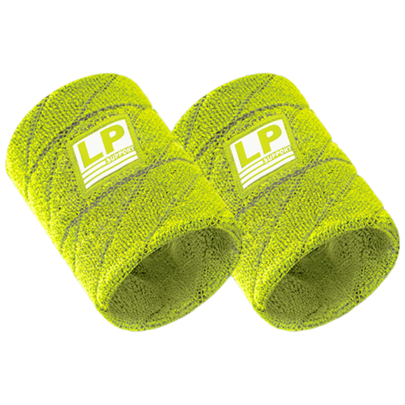 LP Wrist Support Sweat-Absorbing Anti-Sprain Sports Wristbands for Fitness, Badminton, Basketball, Volleyball - Unisex (Pack of 2)