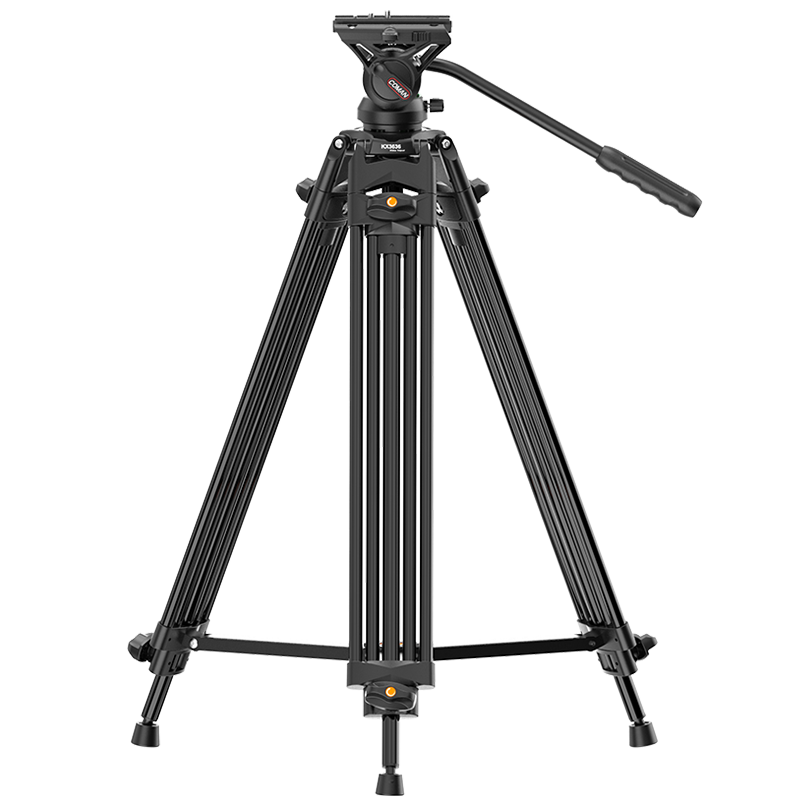 COMAN Professional DSLR Camera Tripod with Hydraulic Damping Ball Head, Wedding Photography And Videography Stand, Aluminum Alloy Tripod KX3636