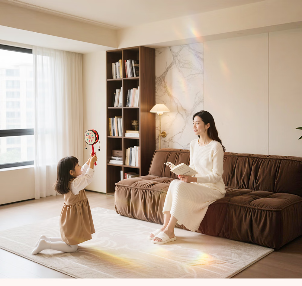 Kuka LED Ceiling Light Italian Style Smart Eye Protection Prey Living Room Bedroom Lighting Set for Three Bedrooms and Two Living Rooms [Installation Included] 2