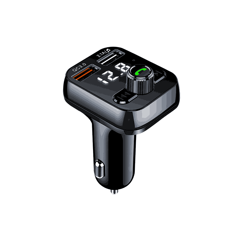 Newmine Car Bluetooth Receiver USB Music Car MP3 Player Car Charger Cigarette Lighter Dual USB Port