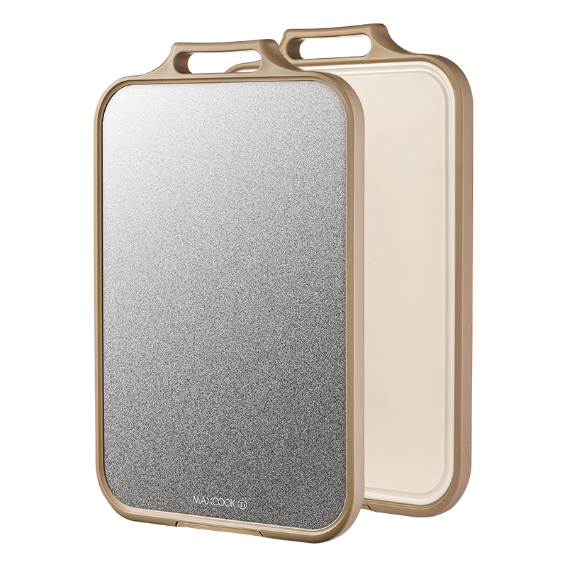 MAXCOOK Pure Titanium Cutting Board Double-Sided Food-Grade PP Anti-Mold Kitchen Chopping Board 38x26x2cm MCPJ6099