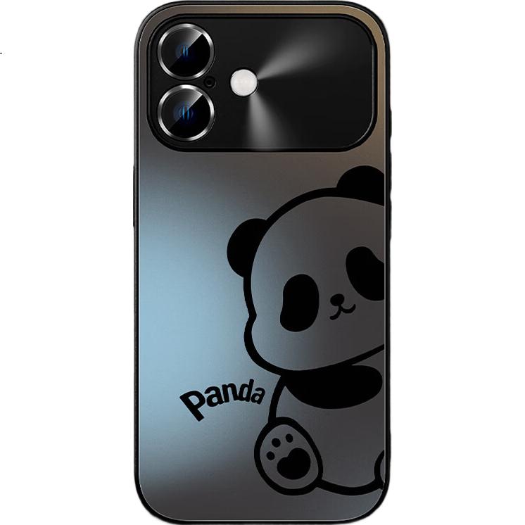 Чехол для Apple iPhone 17 XP, графитовый, с принтом "Dazzling Bear", противоударный, с защитой камеры, ультратонкий, с охлаждением