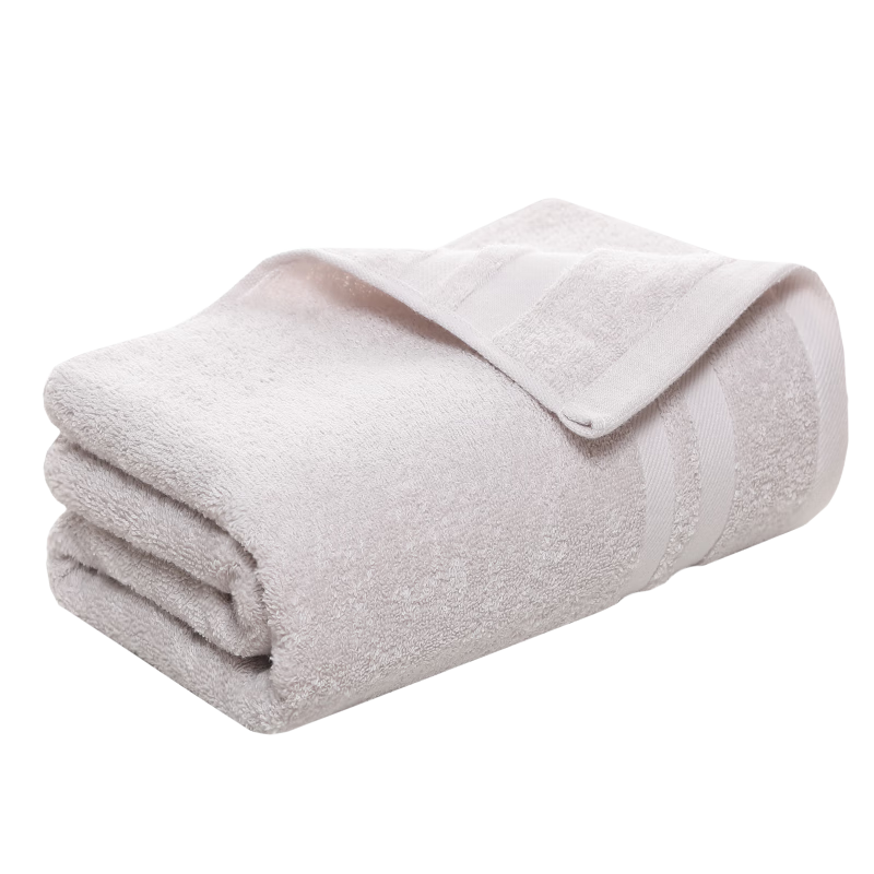 Grace Antibacterial Skin-Friendly Soft Absorbent Quick-Dry Class A Large Bath Towel Gray Sports