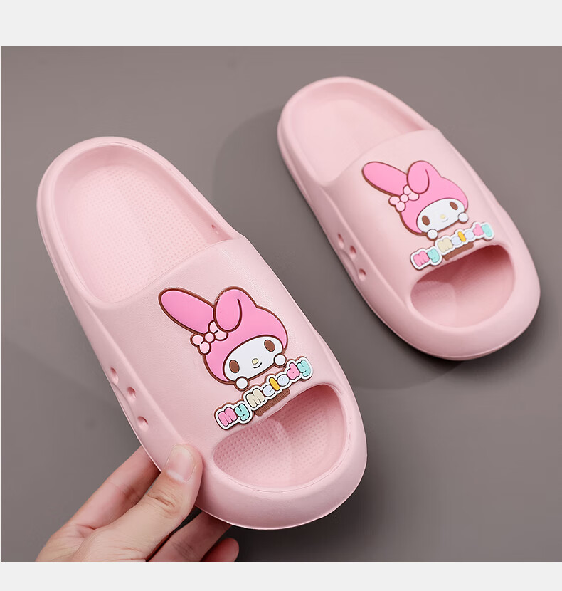 GUOLUOFEI Children's Slippers Summer Baby Bath Sandals for Boys And Girls Blue Cinnamoroll Design 160mm Inner Length 16cm 14