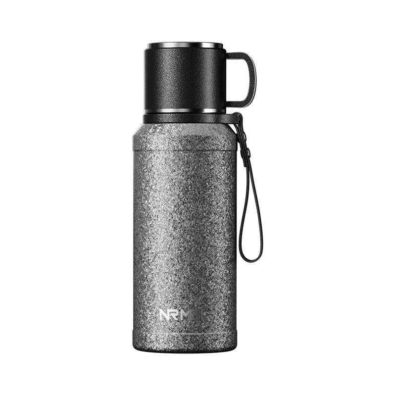 NRMEi Insulated Water Bottle Men's Large Capacity 72-Hour Long-Lasting Titanium Coated Tea Separation Steeping Cup for Women