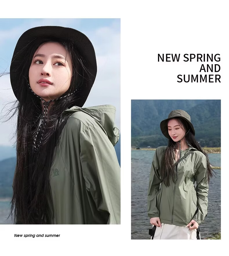 Camel Women's Zero-Feel Outdoor Sun Protection Cycling Summer Jacket UV Protection Couple Ice Silk Skin Jacket 29