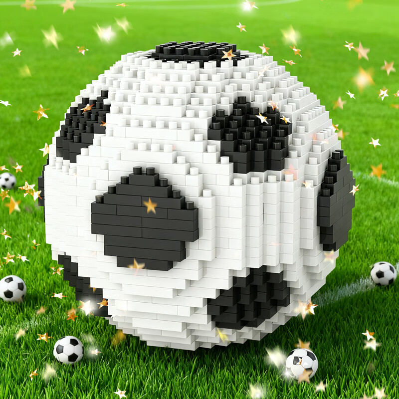 Gaozhile Soccer Building Blocks Assembly Toy LEGO Model Sports Fan Souvenir Decoration Boys World Cup Birthday Gift 1
