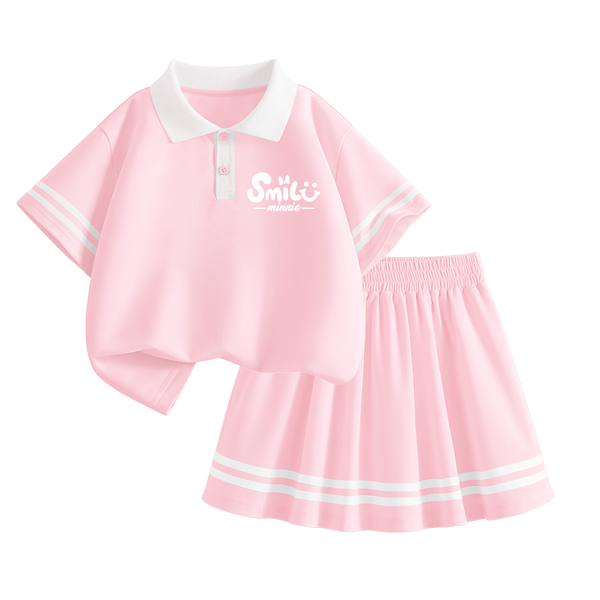 Disney Girls' Polo Set 2026 Summer New Cute Children's Cool Sportswear for Girls