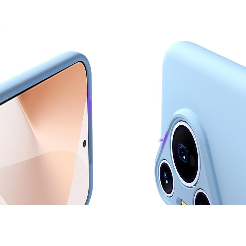 Чехол Zhilangni [Защита линз] для Huawei Pura 80 Pro, защитный чехол P80Pro+, настоящий жидкий силикон, ультратонкий, полная защита, ударопрочный, мягкий чехол, модный для мужчин и женщин, новый стиль