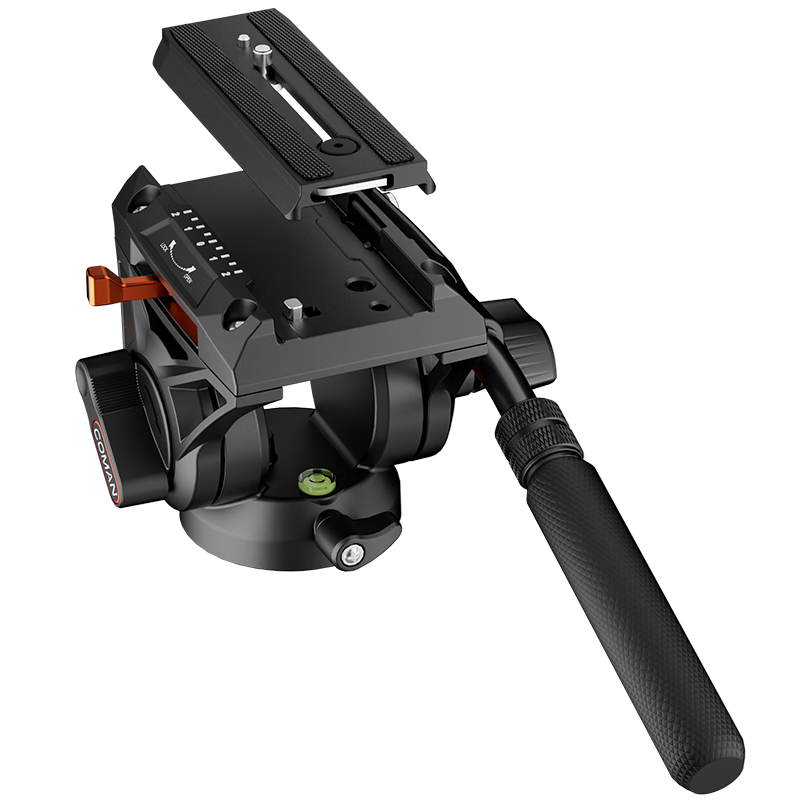 COMAN Q6 Hydraulic Gimbal, Camera Tripod, Professional Photography And Videography Portable Tripod, DSLR And Smartphone Stabilizer Bracket, Compatible with Manfrotto/DJI Stabilizers, Damping Gimbal