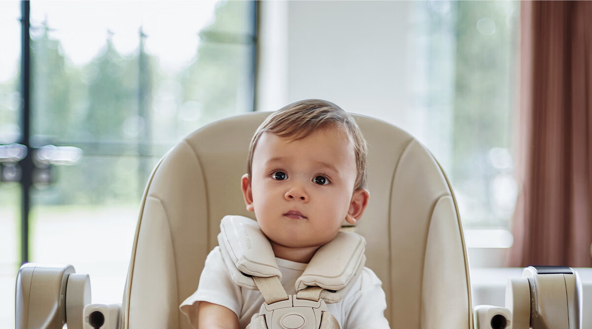 Beiyi 2-in-1 Baby High Chair and Rocker Khaki 11