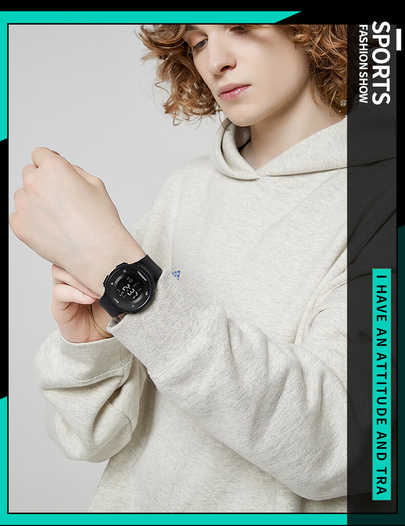 40,000 Kilometers Middle School Student Smart Lightweight Girls Sports Waterproof Vibration Alarm Clock Step Counter Wristband Children's Day Gift 9