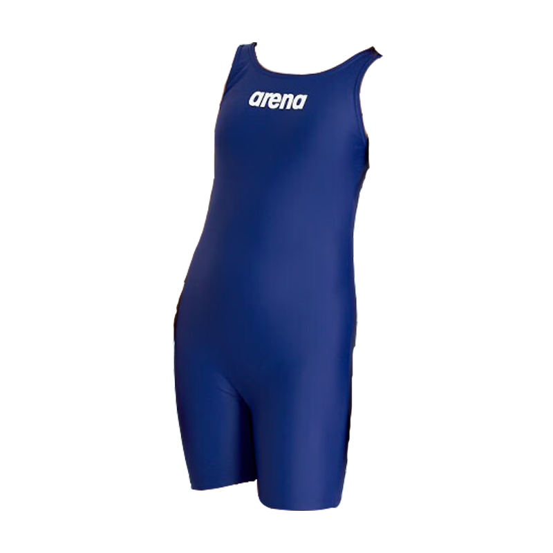 Arena Children's Swimsuit, Youth Sleeveless One-Piece Square Leg Solid Color Swimwear, Comfortable Quick-Dry Hot Spring Fitness Swimming Training