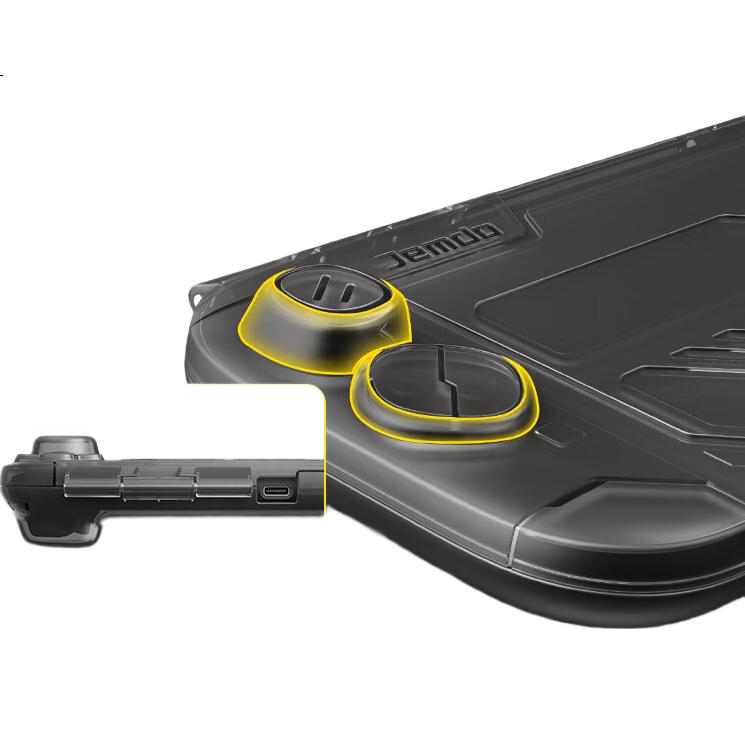 Защитный чехол-органайзер Jemdo для Nintendo Switch 2, полный комплект, портативный, прозрачный