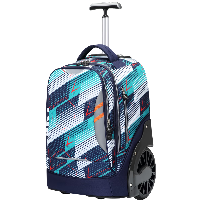 Ninth Castle Rolling Backpack for Elementary Students Grades 3-6-9 Stair-Climbing Large Capacity School Bag for Boys and Girls Middle School Children