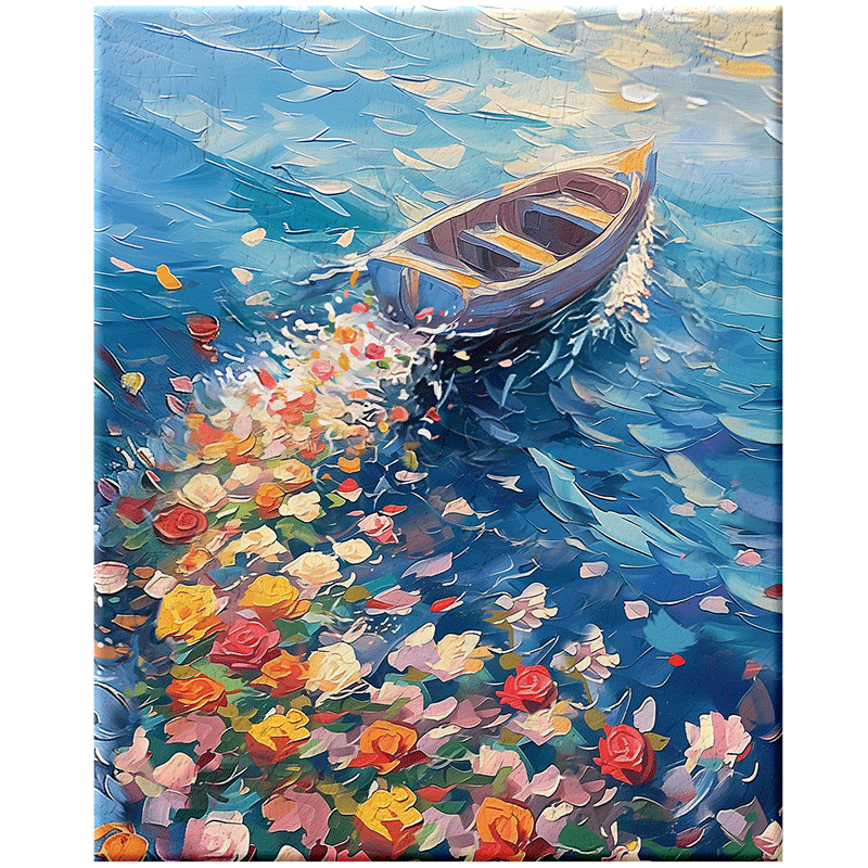 Haojiubujian Digital Oil Painting DIY, High-Difficulty Handmade Coloring, Healing And Stress-Relieving Hand-Painted Gift, Oil Painting Decoration, Children's Gift