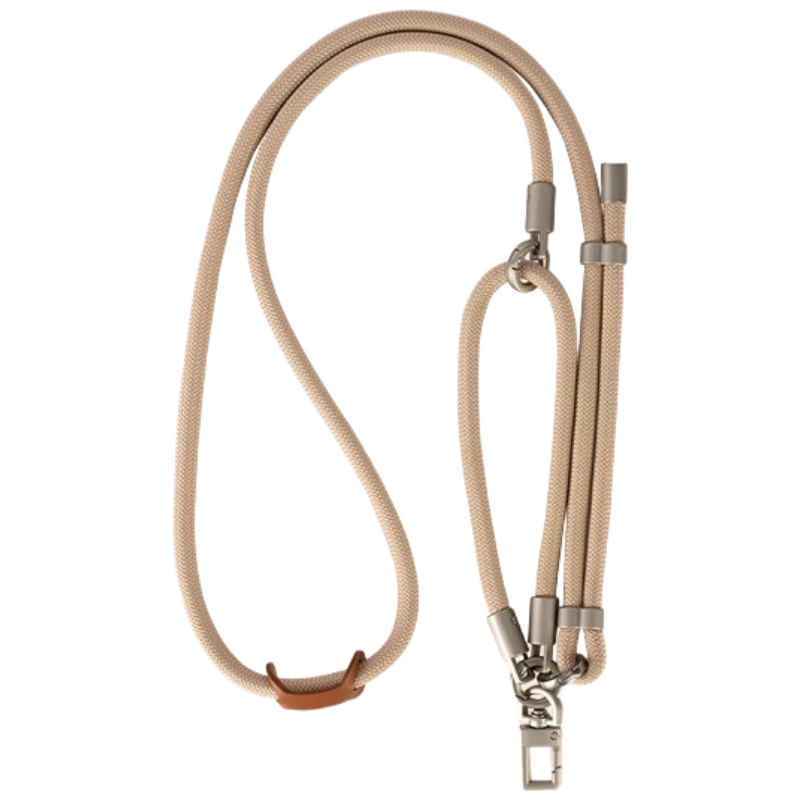 KEVO Bold Upgrade 3-in-1 Phone Lanyard Neck Strap Crossbody Wrist Strap European Anti-Theft Pendant Chain Women Anti-Lost Drop-Proof Detachable Adjustable New Year Light Khaki