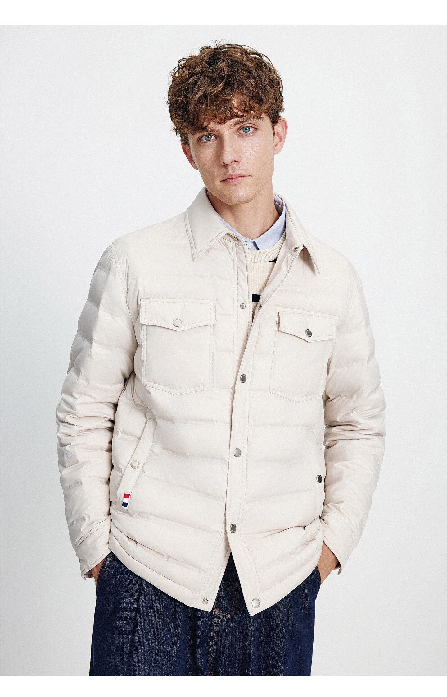 Navigare Italian Small Sailboat 25 New Classic Men's Down Jacket Lightweight Warm Goose Down Coat 1331605501 20