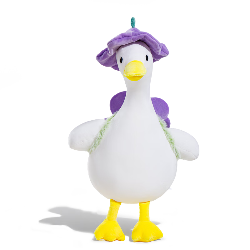 Le Rong Fang Flower Duck Plush Toy Small Duck Doll Stuffed Animal Gift for Girls 520 Birthday Present