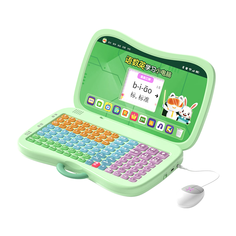 Cat Prince Children's Early Education Machine Pinyin Literacy Learning Machine Phonics Training Language Math English Reading Pen Preschool Transition Mini Computer Toy