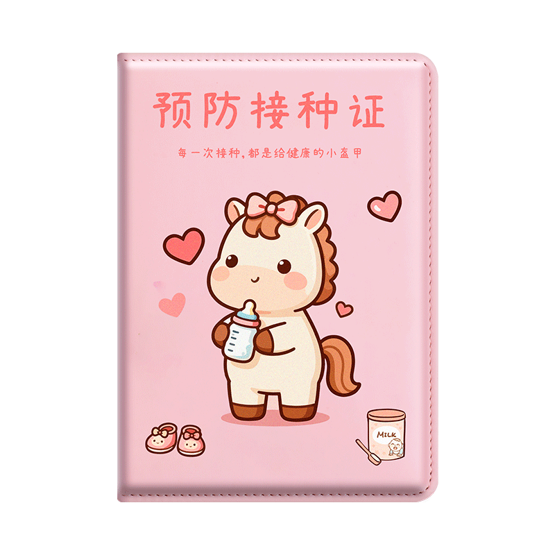 Jiaranheng Vaccine Record Holder, 2026 New Medium Size, Pink Baby Style