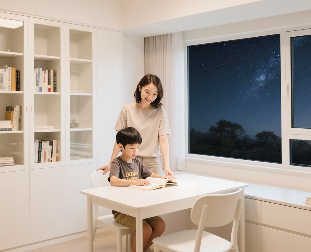 Kuka LED Ceiling Light Italian Style Smart Eye Protection Prey Living Room Bedroom Lighting Set for Three Bedrooms and Two Living Rooms [Installation Included] 14