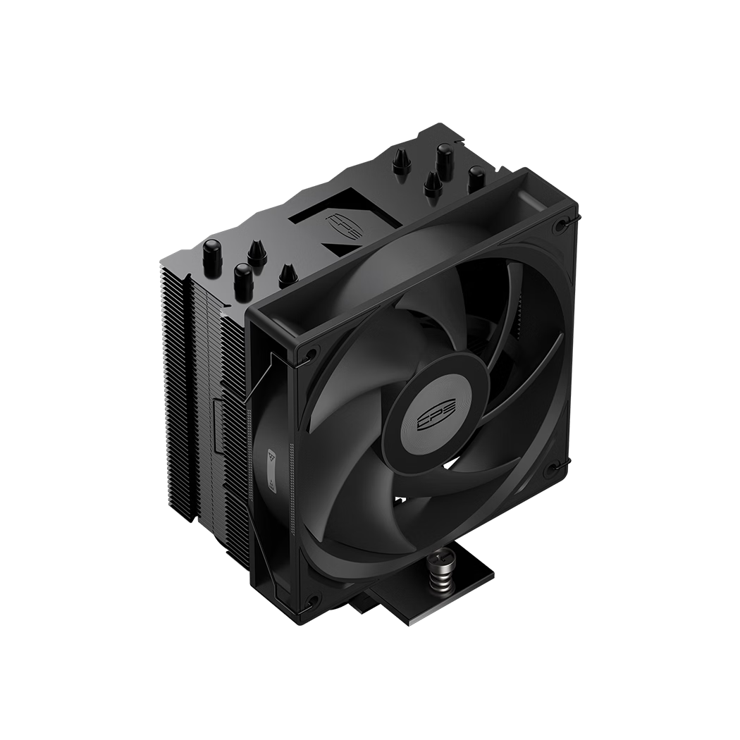 PCCOOLER RT400 ARGB Black CPU Air Cooler (4 Heat Pipes/High-Performance Fan/Triangular Wave Fins/Supports 1851 AM5)