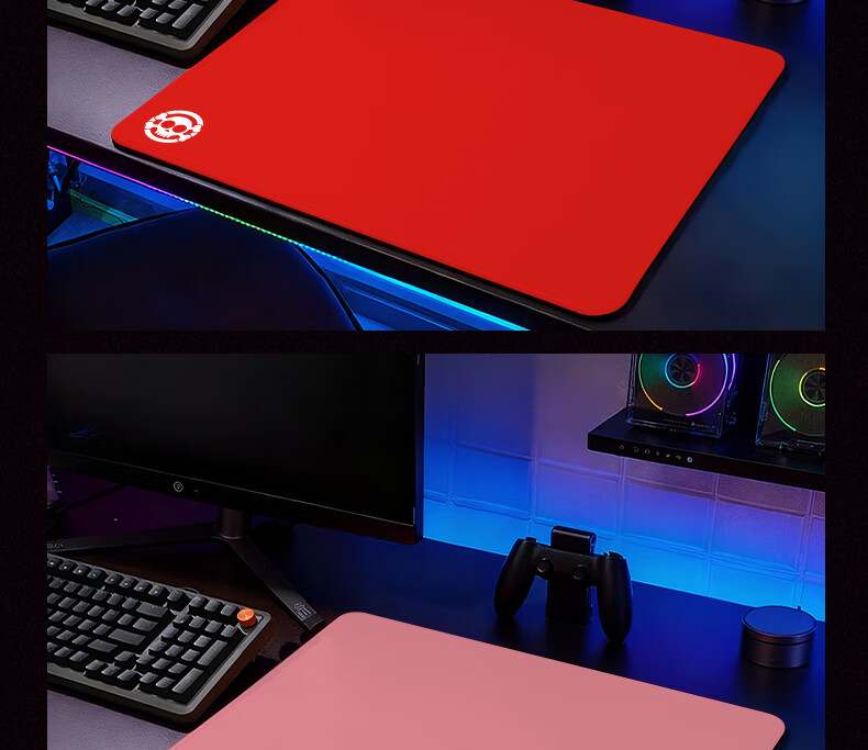 HELLFIRE Gaming Mouse Pad Ultra-Smooth Narrow Edge Large Size Dota FPS Delta 400x350x4mm Fiery Red Tide 14