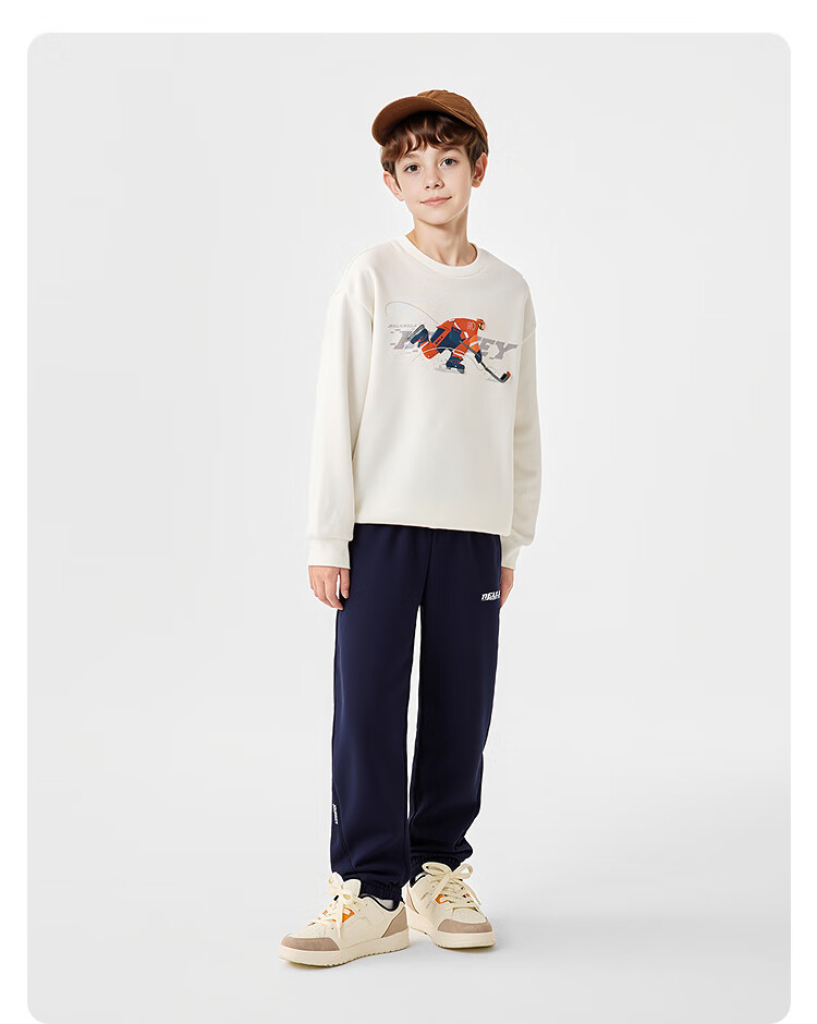 Balabala Kids Pants Boys Girls Long Pants 2026 New Spring Parent-Child Street Outdoor Sports Casual Pants 16