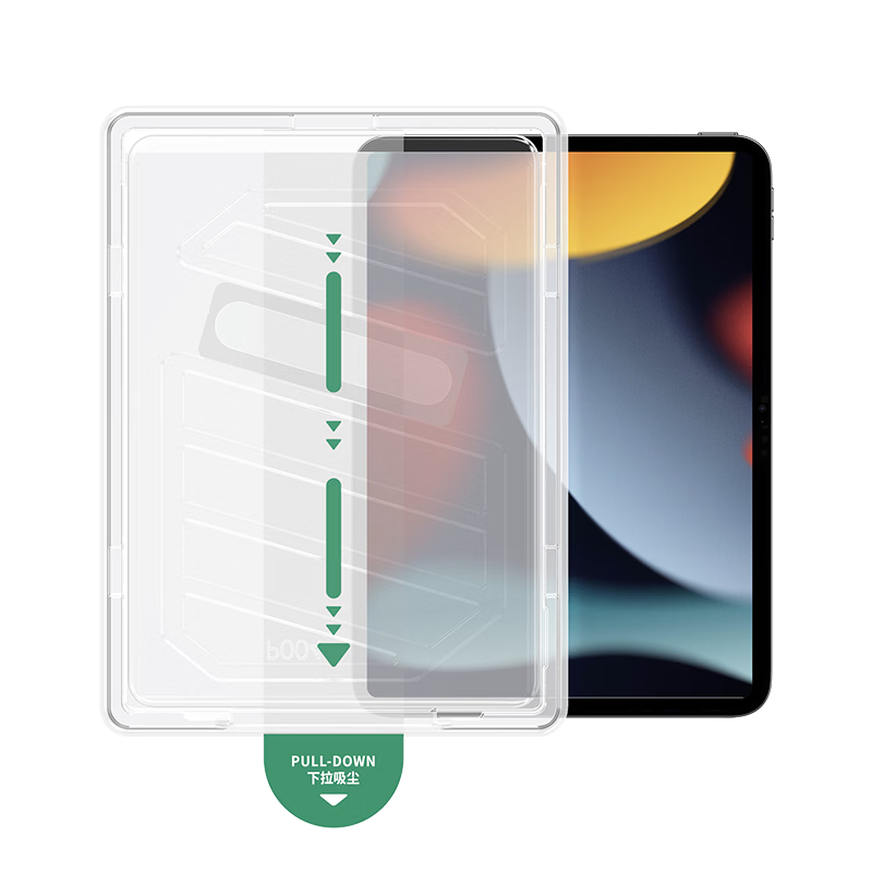 Ugreen Tempered Glass Screen Protector for iPad 9/8/7 10.2-inch 2021/2020/2019 Models, Dust-Free Installation, 9th Generation Tablet Screen Film, HD Anti-Fingerprint and Drop-Resistant