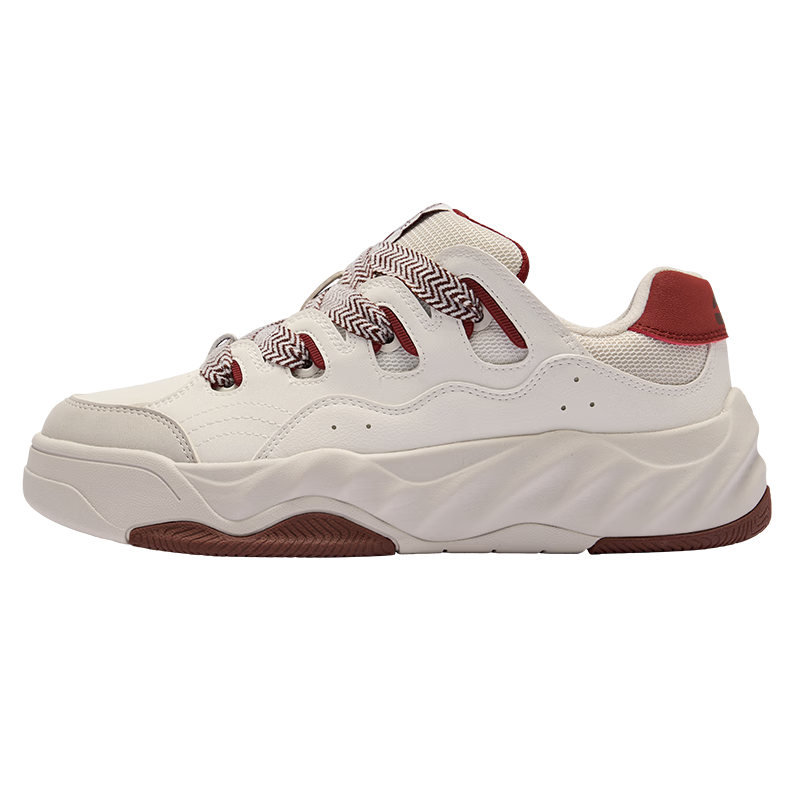 ERKE Men's Sneakers 2026 New Lightweight Thick-Soled Casual Sports Shoes | Brown Sugar Mantou