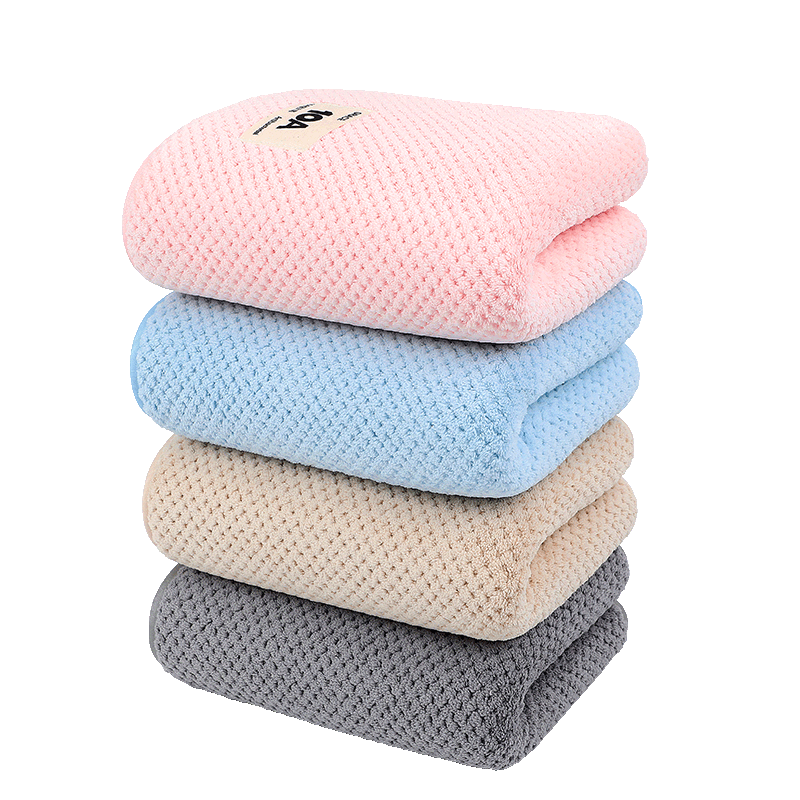 Grace Jieliya 10A Antibacterial Extra Large Soft A-Class Unisex Bath Towel Absorbent Face Wash Towel 4-Pack Sports