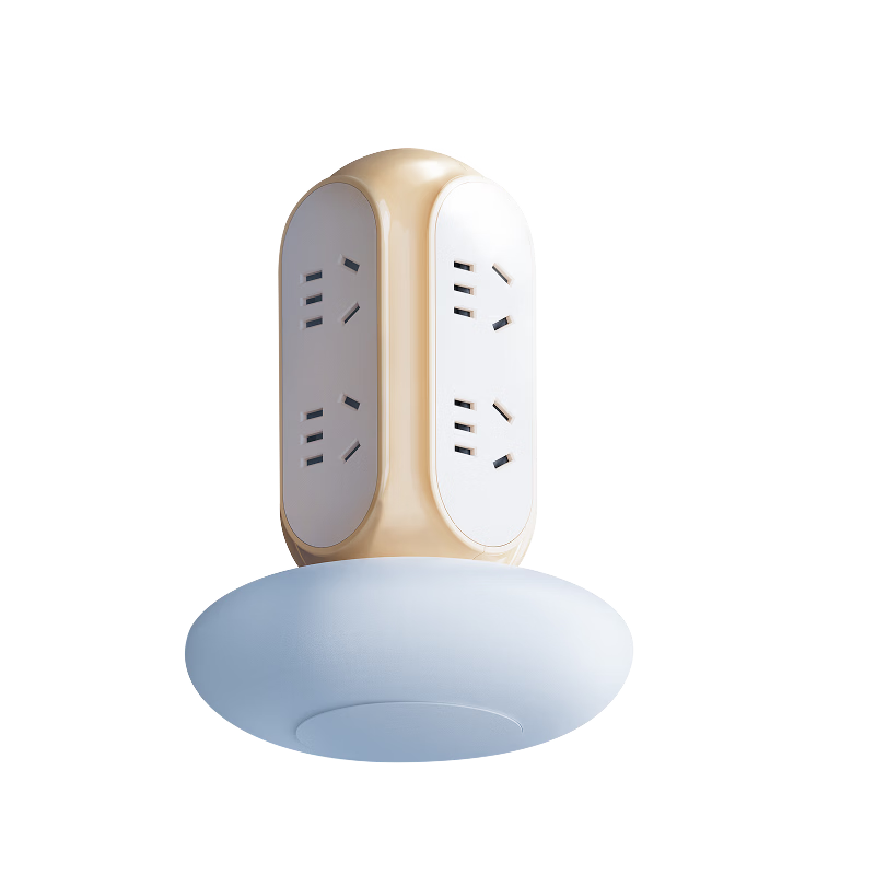 MIAOLAB Miaolai Vertical Power Strip Socket High-End Fast Charging Home Desktop Charging Station Office Apple 17 Android Charger Compatible Christmas Edition Power Strip